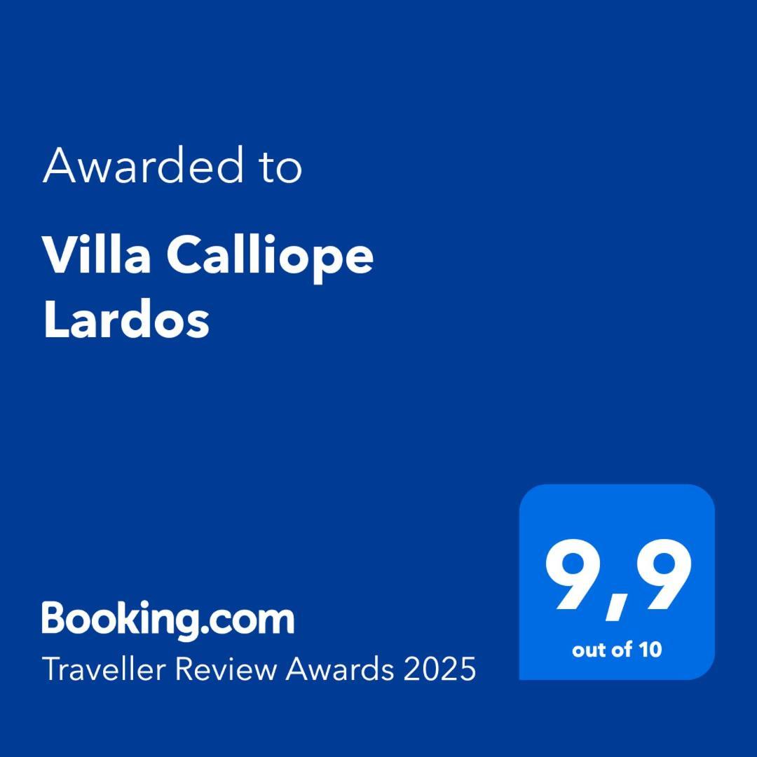 Villa Calliope Lardos Dış mekan fotoğraf